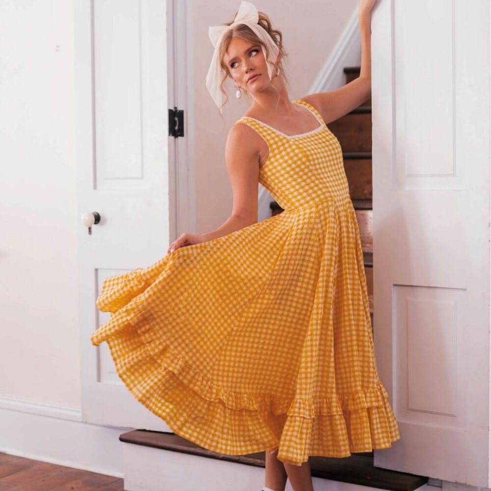 JessaKae Daze Dress in Yellow Size 1X
